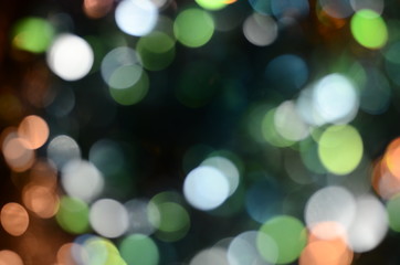 Christmas blur lights background