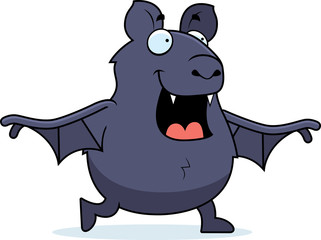 Cartoon Bat Walking