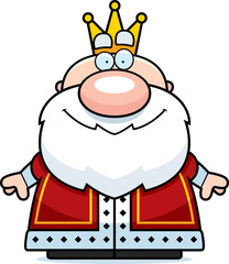 Cartoon King Smiling