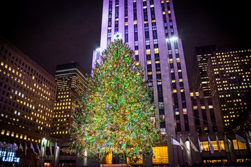 Naklejka premium Rockefeller Center Tree