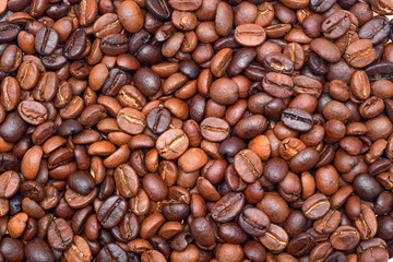 coffee beans background.