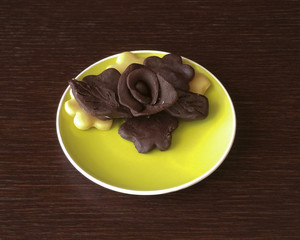 chocolate roses