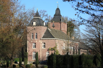 The historic Castle Heysterum in The Netherlands