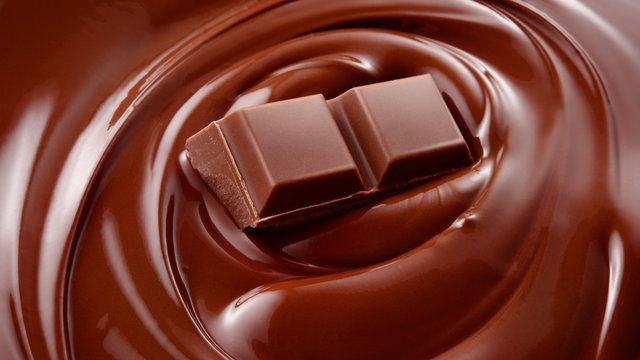 Melted chocolate background / melting chocolate/ chocolate backg