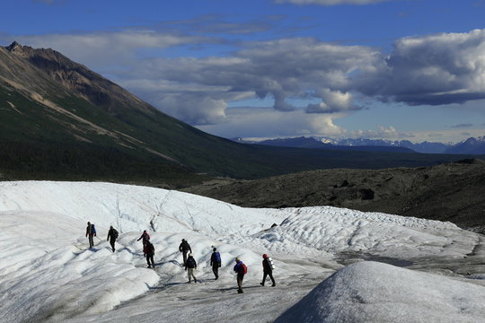 Glasier hiking