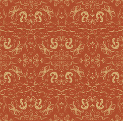 Seamless Floral Patterns Background