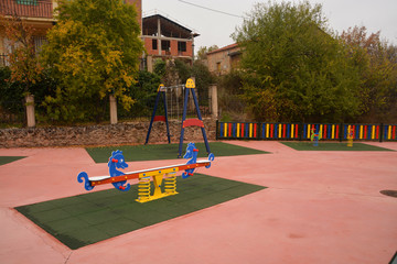 Obraz premium columpios en un parque
