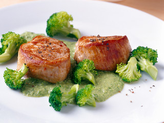 Veal filet with Broccoli