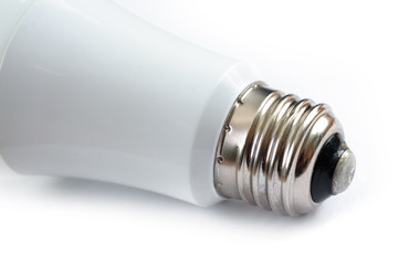 E27 mount light bulb isolated on a white background