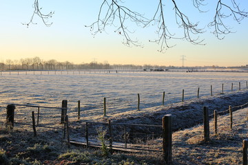 Countryside in autumn, Province Limburg, The Netherlands