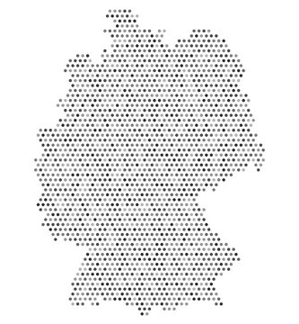 Abstrakt Germany Map