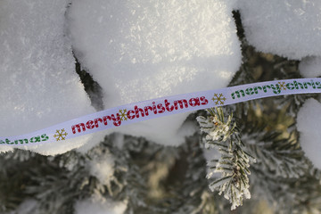 Ribbon "Merry Christmas"