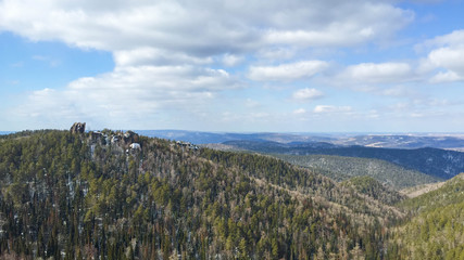 Early spring in the Siberian reserve
