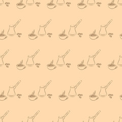 cezve coffee seamless