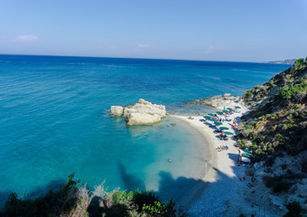 Fototapeta na wymiar Ionian sea coast