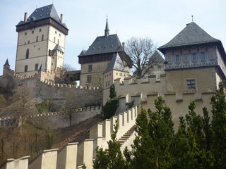 Fototapeta na wymiar Burg Karlstein Tschechische Republik 