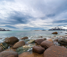 Coast of the Norwegian Sea.Tromso