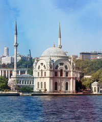 Fototapeta na wymiar Beautiful Mosque in Istanbul
