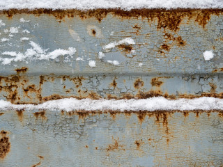 Rust and peeling paint, texture