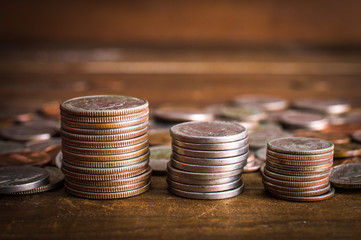 stack of coins