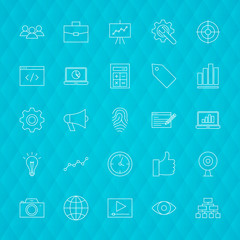 Web Development Line Icons