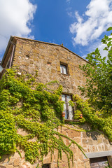 Civita di Bagnoregio, Italy. Historic building
