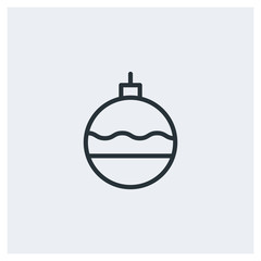 Bauble ball icon