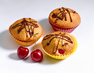Cherry muffins
