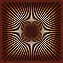 Vector brown background with glowing rays