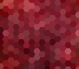 Abstract vector background of polygons Burgundy