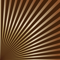 Obraz premium Vector abstract brown background with Golden rays
