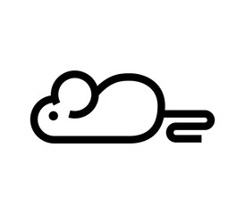laboratory mouse isolated icon vector illustration design