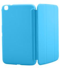 Tablet case cover blue open left front