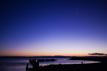 Salton Sea at sunset