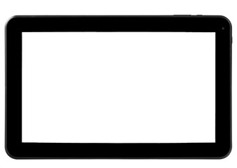 Obraz premium Tablet white and black button front straight