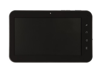 Tablet black with black screen straight