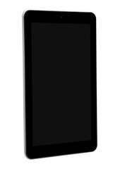 Tablet device white front straight