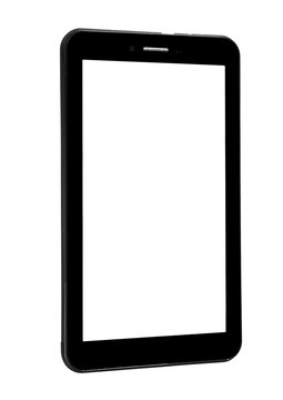 Tablet device black front straight