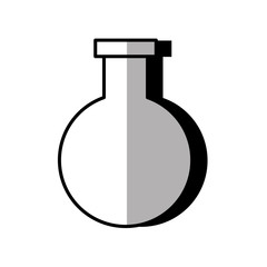 tube test isolated icon vector illustration design