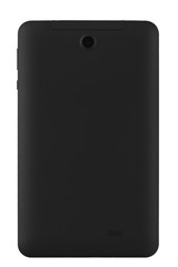 Tablet black back straight vertical screen