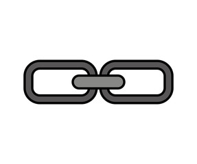 chain metal isolated icon vector illustration design