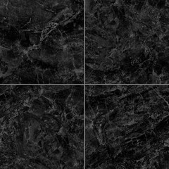 Fototapeta na wymiar Four different Black marble texture. (high.res.)