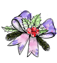 Рождественский бант