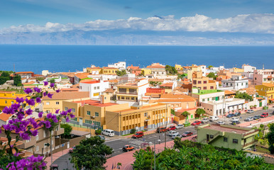 Fototapeta na wymiar Town Agulo, La Gomera, Canary Islands, Spain