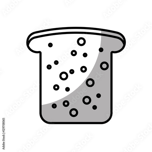 "bread slice isolated icon vector illustration design" Stock image and