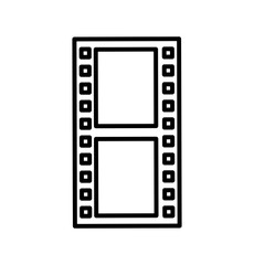 tape photographic roll isolated icon vector illustration design