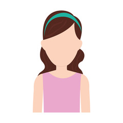 Woman sport wear icon vector illustration graphic design