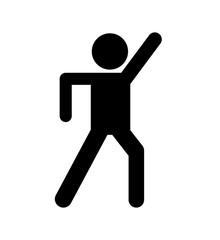 man silhouette isolated icon vector illustration design