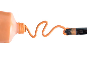 foundation brush strokes