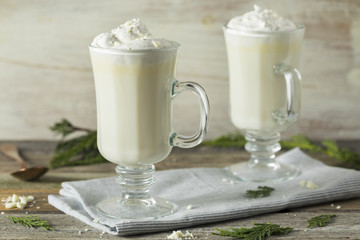 Homemade Sweet White Hot Chocolate
